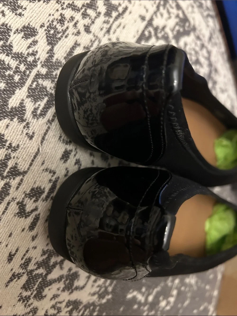 Comfort view The Lyra slip on Fit Black  Ballet Flat size 10 GUC